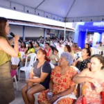 Primeira-dama Gilvana Duaillibe acompanha ação do programa E+ Geladeira Nova em São José de Ribamar